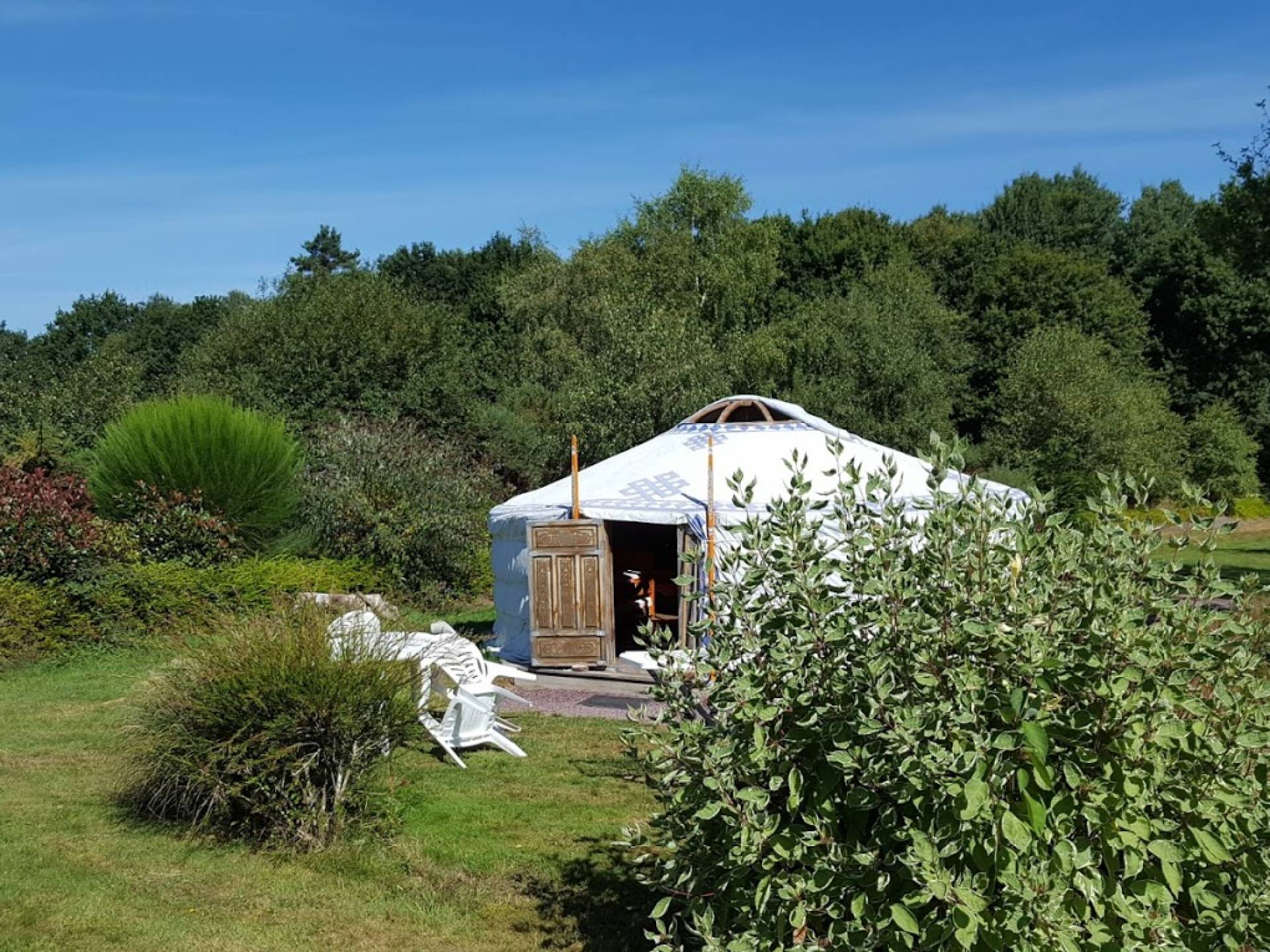 Yourte Yourte Bretagne hebergement insolite dormir bulle