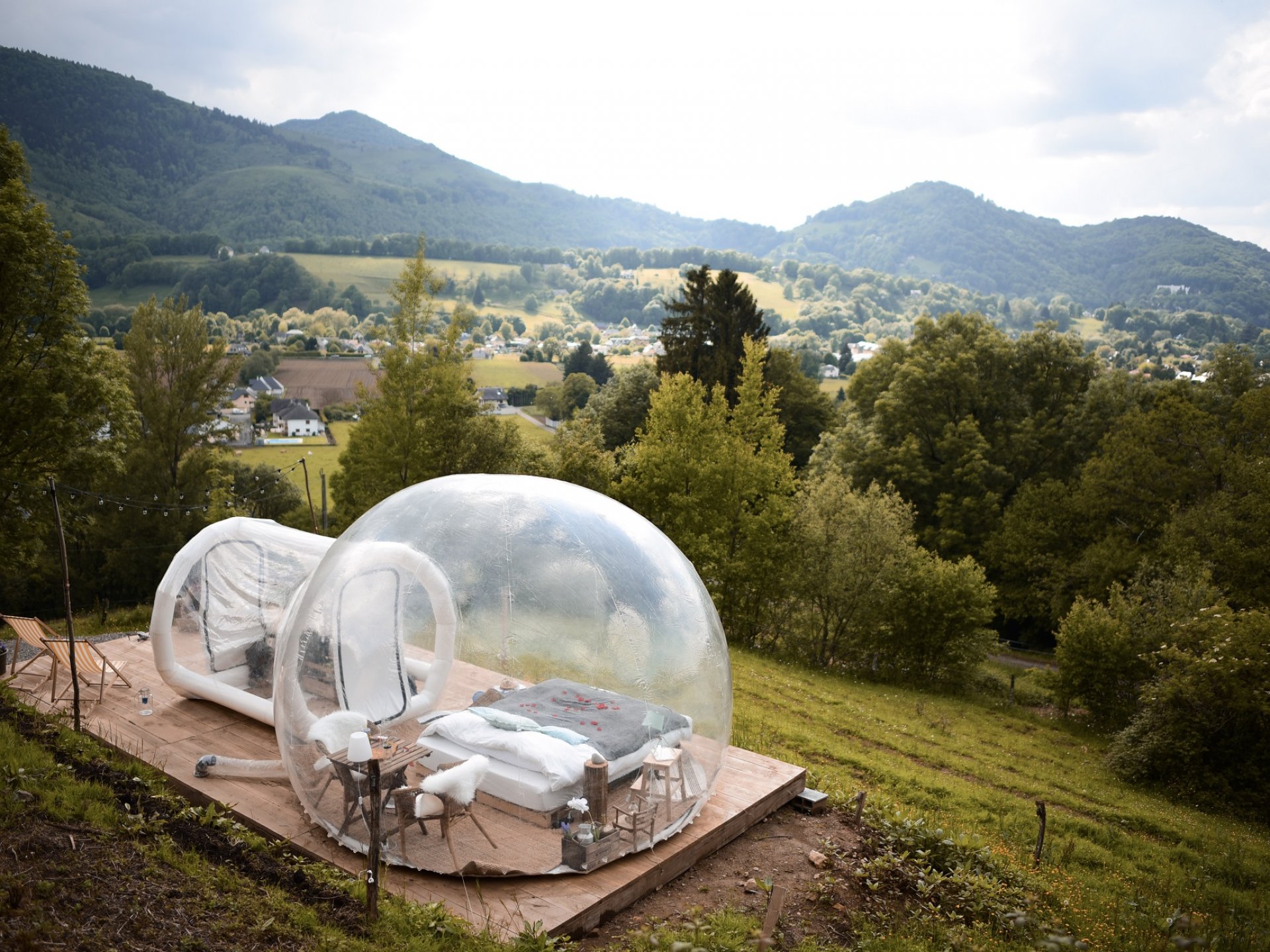 Bulle Transparente Dans Les Vosges XNCNS