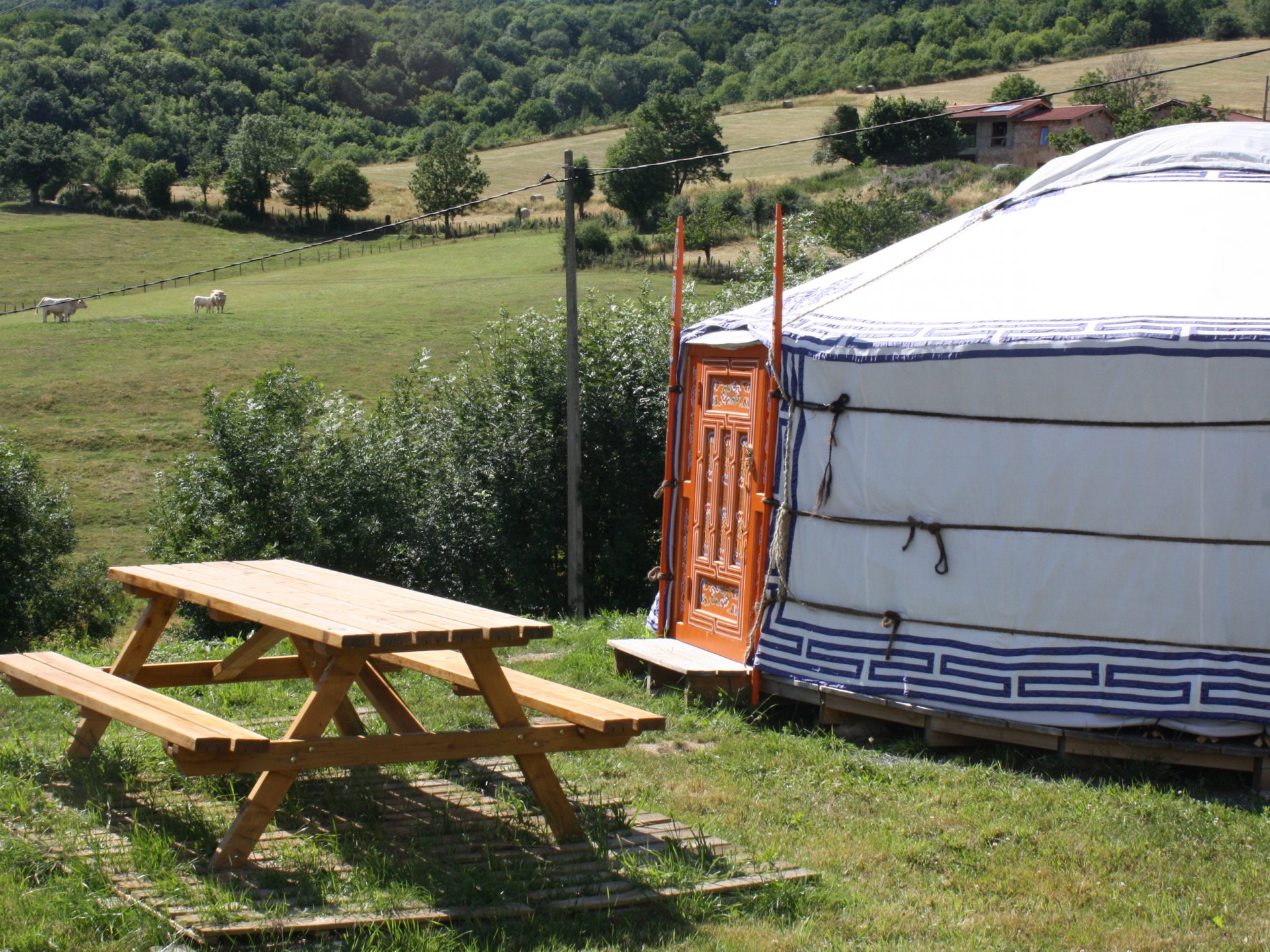 La Yourte Yourte RhôneAlpes (AuvergneRhôneAlpes) hebergement