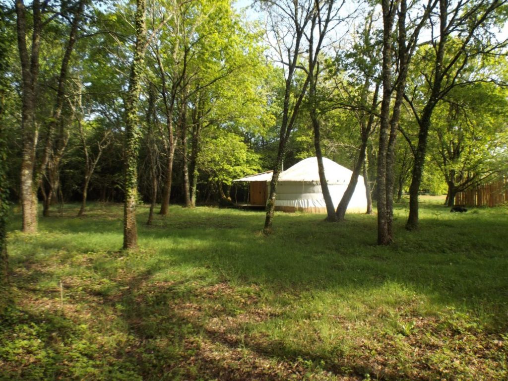 La Yourte Cabane Yourte Aquitaine (Nouvelle Aquitaine) hebergement insolite dormir bulle