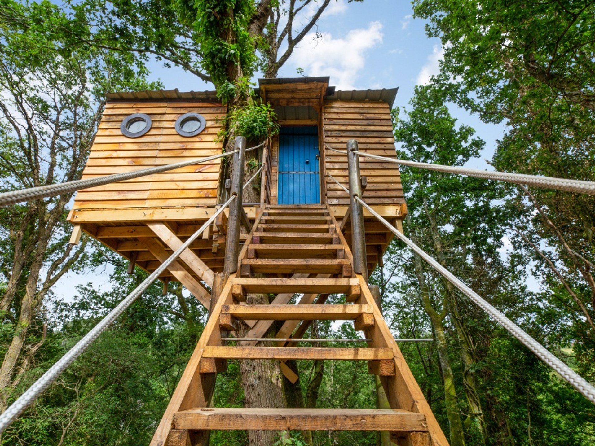 La Cabane Romantica - Cabane dans les arbres Bretagne - hebergement ...
