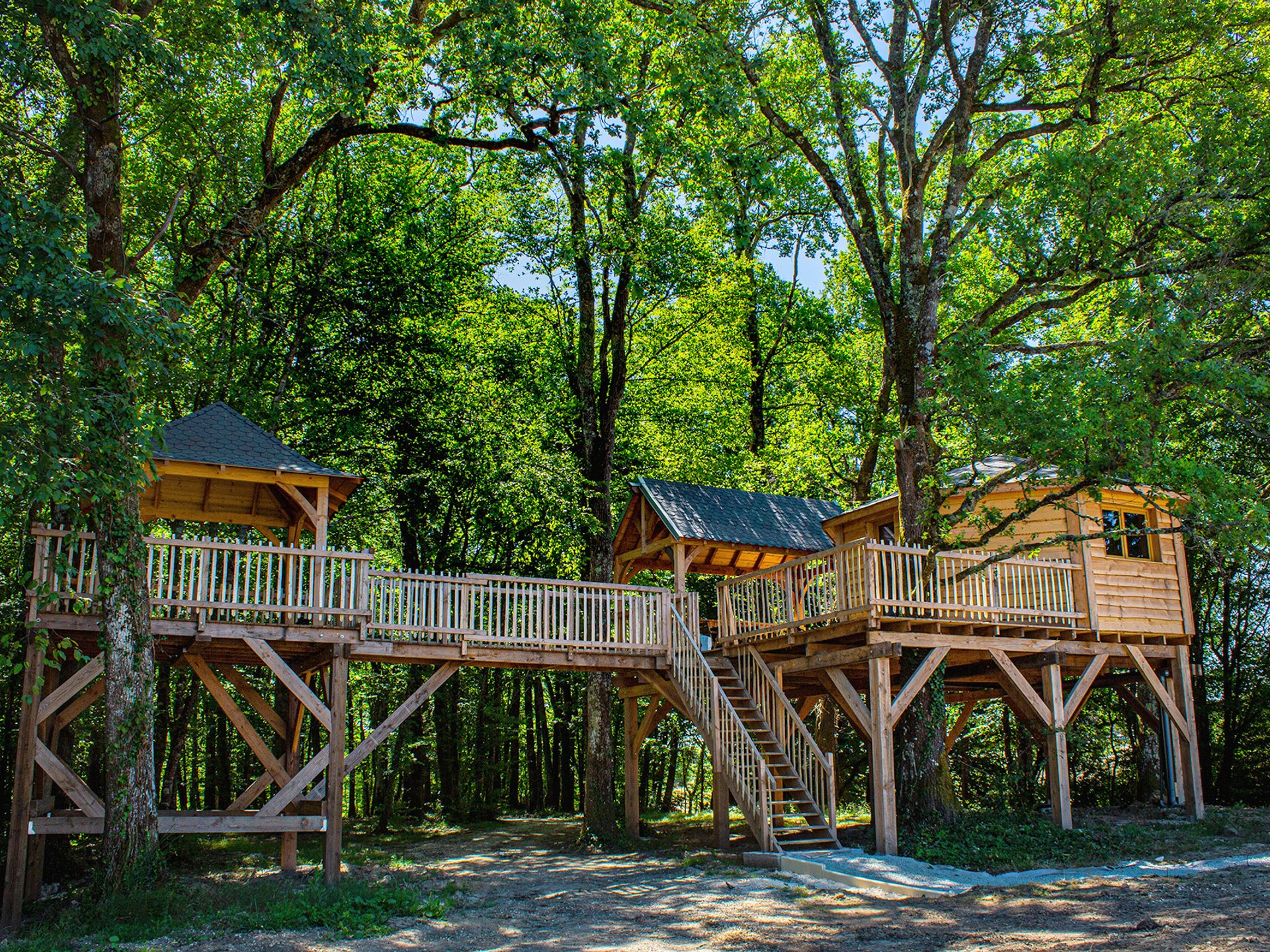 Cabane "Au temps suspendu" et Spa - Cabane dans les arbres Nouvelle