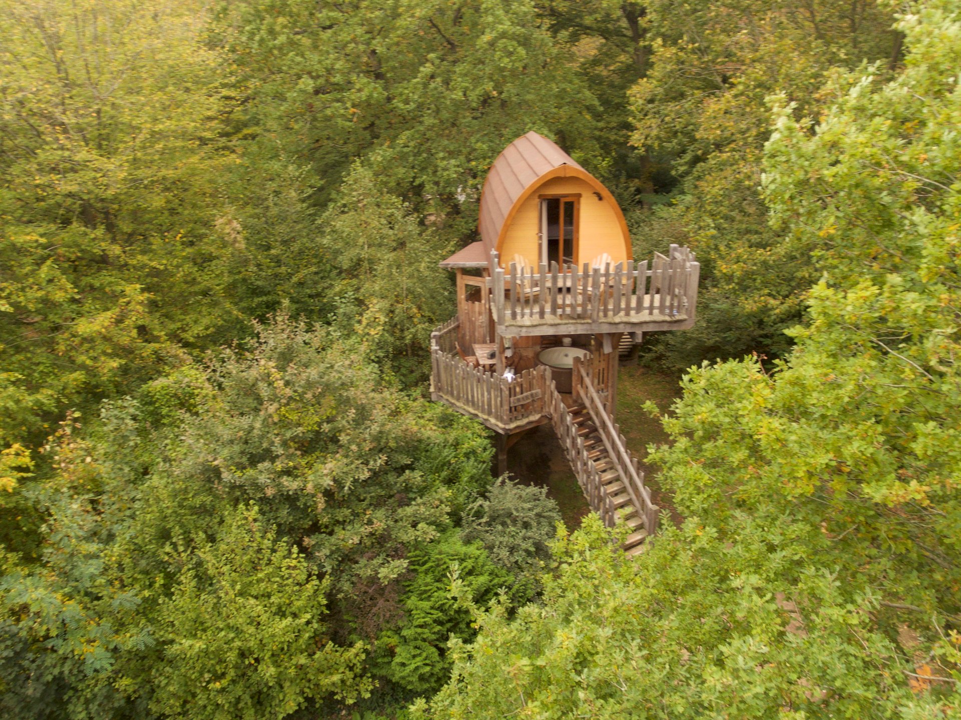 La Cabane Spa Le Charme Cabane dans les arbres HautsdeFrance hebergement insolite dormir
